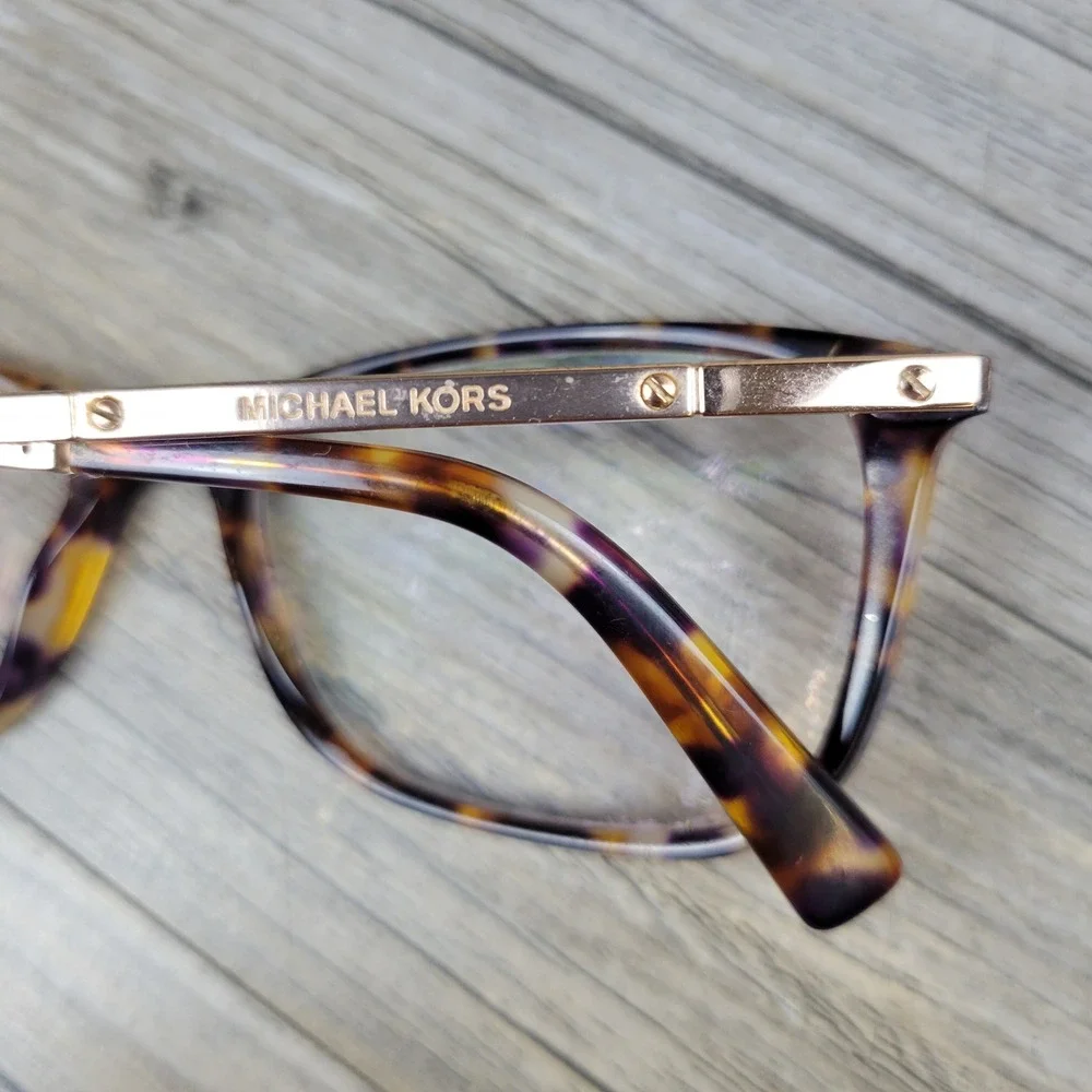 Michael Kors Eyeglass Frames MK4016 Antibes 3032 Purple Tortoise Women 53-17-140